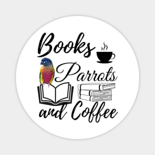 Books Parrots and Coffee quote | Bird, Parrots, reading, rest Magnet